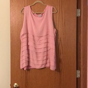 Pink layers with tiny rhinestones